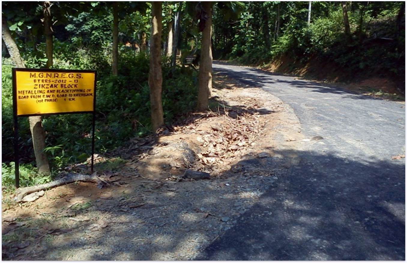 Implementation of Black Topping of Rural Roads Scheme in various Districts of Meghalaya-03