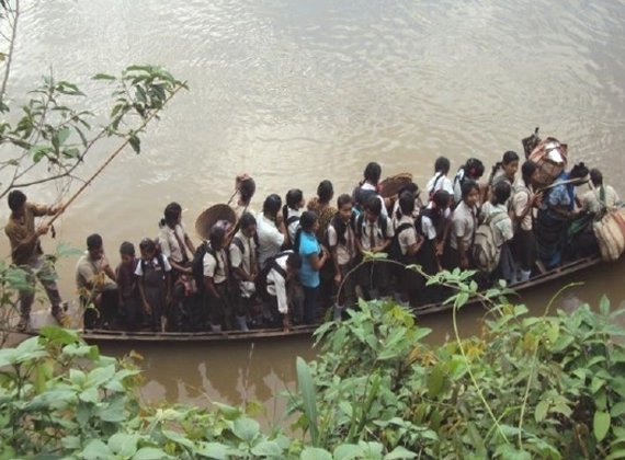 Foot-Bridge Across the Simsang